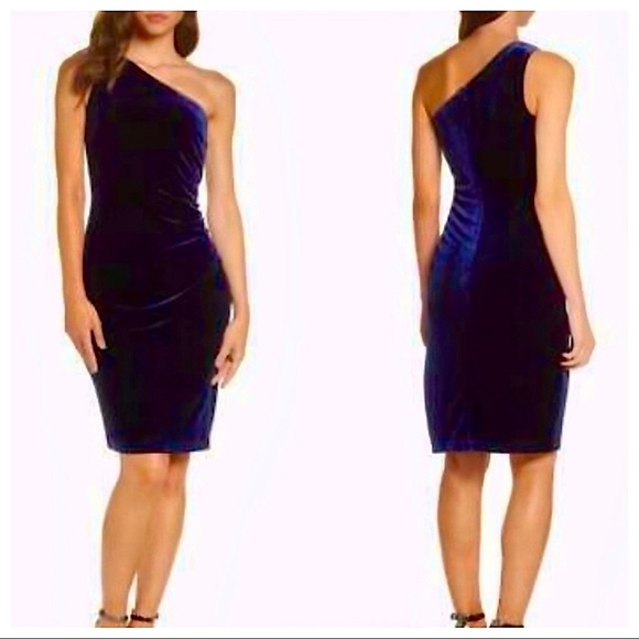 🎉HOST PICK🎊 Med Vince Camuto Rouched Velvet Cocktail Event Dress - Picture 10 of 16